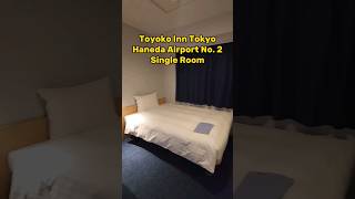 Single Room Non Smoking at Toyoko Inn Tokyo Haneda Airport No 2 hotel japan travel toyokoinn [upl. by Soren]