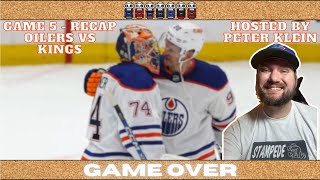 Oilers vs Los Angeles Kings Game 5 Post Game Analysis  May 1 2024  Game Over Edmonton [upl. by Arratal]