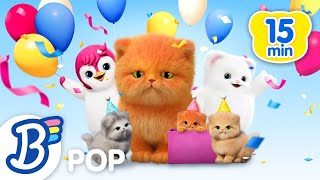 🎂 Happy Happy Birthday Compilation  Badanamu Nursery Rhymes Kids Dance Songs amp Videos [upl. by Amato184]