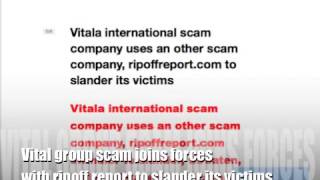 vitala group scam uses ripoff report for slander denunciation By Saad Boudemagh [upl. by Epuladaugairam]