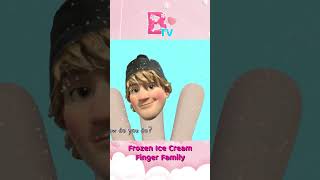 FROZEN Ice Cream Finger Family SHORTS nurseryrhymes fingerfamily [upl. by Ahsienod]