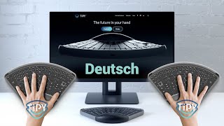 TiPY Eine Einhand Tastatur Vorstellung [upl. by Tips647]