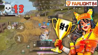 Best player in Farlight 84 13 kill ☠️  Farlight 84 new update gameplay video 😀 [upl. by Hurff]