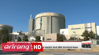 Koreas Wolsong nuclear reactor shut after technical issue [upl. by Sivad877]