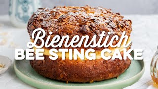 Bienenstitch – German Bee Sting Cake  Supergolden Bakes [upl. by Farl]