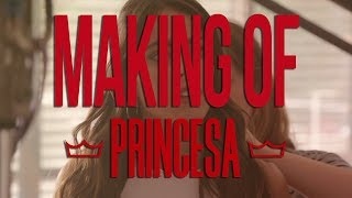 Making Of Princesa con Karol G  TINI [upl. by Nodle112]