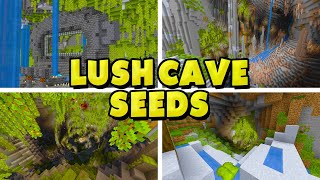 TOP 20 BEST NEW LUSH CAVE SEEDS for Minecraft 1191 Java amp Bedrock Edition [upl. by Athena]