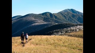 Hiking the Razorback to Mt Feathertop  2 min [upl. by Anemolif328]