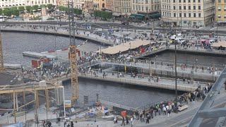 Stockholm Projekt Slussen Juni 2024 Del 48 UHD 4K [upl. by Wiseman]