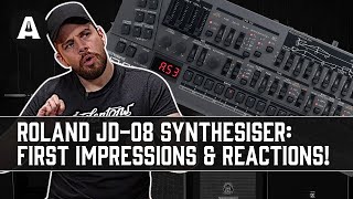 Roland Boutique JD08 Synthesiser  First Impressions amp Reactions [upl. by Malachy]