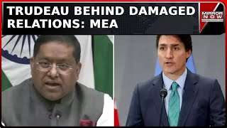 Canada PM Trudeau Admits No Proof On Nijjars Murder What India MEA Says Over Allegations [upl. by Borlow872]