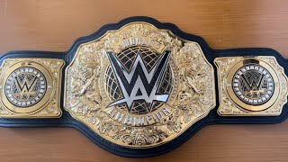 WWE World Heavyweight Championship Replica 2023 unboxing [upl. by Adihsar]