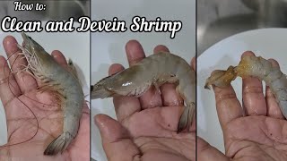 How to clean and devein shrimp peeled and unpeeled [upl. by Brenna]