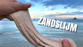 ZANDSLIJM maken op het strand in Thailand [upl. by Kirbee]