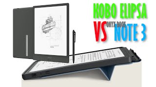 Kobo Elipsa vs Onyx Boox Note 3 Comparison [upl. by Arikehs294]