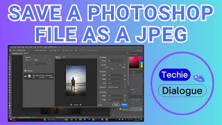 How to Save a Photoshop File as a JPEG [upl. by Claude240]