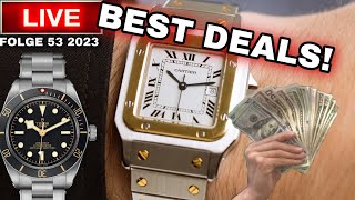 Die besten Uhren Deals auf Chrono24 und Kleinanzeigen Cartier ROLEX Omega Tudor TAG Heuer Patek AP [upl. by Wsan933]