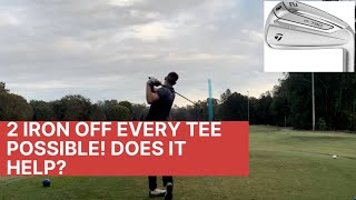 2 iron off every tee possible But does it help [upl. by Iretak948]