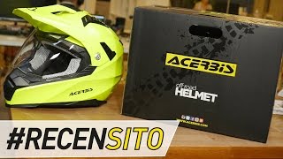 Acerbis Flip Recensione casco dualroad [upl. by Anemaj102]