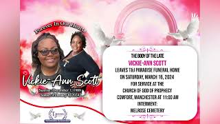 Thanksgiving service for the life of VickieAnn Scott [upl. by Ellek865]