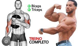 Treino Completo Para Desenvolver Braços Bíceps e Tríceps Com Joshua Manoi [upl. by Aydni]