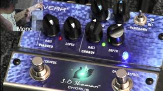 Rivera 3D Shaman Chorus Pedal Demo  Sweetwater Sound [upl. by Arihk]