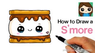 How to Draw Smores Cute and Easy [upl. by Bethena]