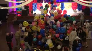 Polonaise Balloon Drop  Anaheim KG  Costume Ball  02222020 [upl. by Talyah]