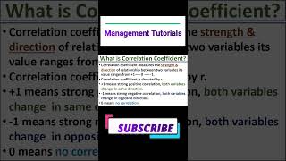 What is Correlation Coefficient [upl. by Peednam]