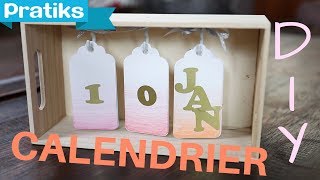 Loisirs créatifs  comment fabriquer un calendrier DIY [upl. by Krasnoff]