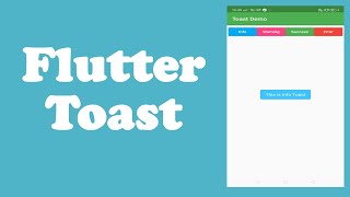 Awesome Flutter Libraries  Flutter Toast [upl. by Savick]