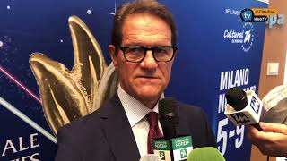 Serie A mister Fabio Capello su MonzaMilan [upl. by Ytok]