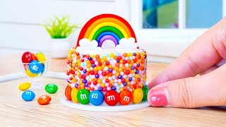 Amazing Cake FINAL Rainbow🌈 1000 Ways to Make Beautiful Mini MampM Colorful Cakes  Mini Princess Cake [upl. by Suiradel513]