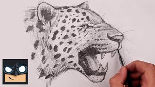 How To Draw a Leopard  Sketch Tutorial [upl. by Sixele]