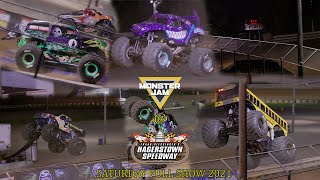 Monster Jam  Hagerstown Speedway 2021 Saturday Full Show [upl. by Ateekahs]