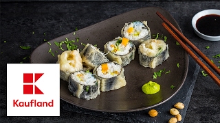 Rezeptvideo Sushi in Tempura selber machen [upl. by Carlotta]