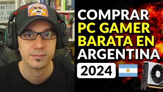 COMPRAR PC GAMER BARATA EN ARGENTINA 2024 PARA JUGAR CS GO FORTNITE LOL GTA V VALORANT ETC [upl. by Anaeed]