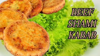 Delicious Beef Shami Kabab Recipe  Authentic Pakistani Shami Kebab  StepbyStep Shami kabab [upl. by Atlee666]