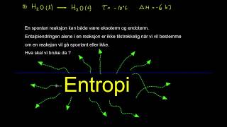 Spontane reaksjoner og entropi [upl. by Netaf]