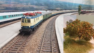 H0 Modellbahn Bunte neue Züge Verkabelung und SchrebergartenNews [upl. by Ilaw]