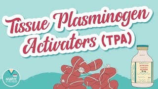 Tissue Plasminogen Activators TPAs  Thrombolytics  Pharmacology Help for Nursing Students [upl. by Khai]