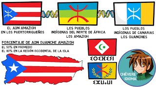 CORTOS 05 PUERTO RICO 🇵🇷 DNA 🧬 GUANCHES ⵣ ISLAS CANARIAS 🇮🇨 ÁFRICA DEL NORTE ♓ TEST ADN AMAZIGH ⵣ♓ [upl. by Serilda]