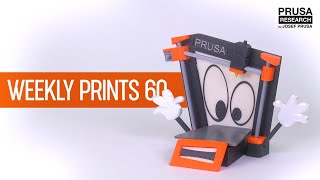 Weekly 3D Prints 60 Prusa Mate [upl. by Dimphia]