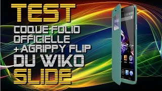 Wiko Slide  Test de la Coque Folio Officielle Wiko  AgrippyFlip [upl. by Yelrah]