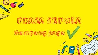 Menentukan Frasa Sepola Soal UTBK SBMPTN [upl. by Thelma406]