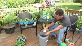 How to Use amp What is Water Soluble Garden Fertilizer My Organic Mix  TRG 2014 [upl. by Schaaff]