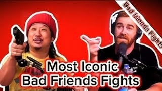 Bobby lee Andrew santino Bad friends clips most iconic fights [upl. by Nyltiak]