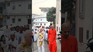 A Blessed Arrival 🙏✨ HG  Mukunda Datta at ISKCON Bhopal iskconbhopal MukundaDattaPrabhu [upl. by Martha]