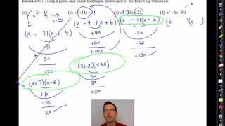 Common Core Algebra IIUnit 6Lesson 3Factoring Trinomials [upl. by Alaehcim]