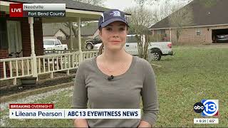 Needville woman has 3 cars totaled by extreme storm [upl. by Morley]